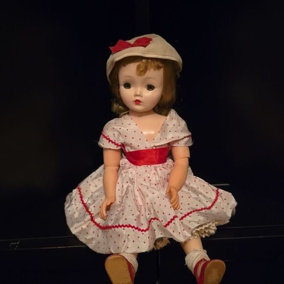 Vintage MADAME ALEXANDER 1950's Doll "Winnie" 20' H, Excellent Cond! - Picture 12 of 15